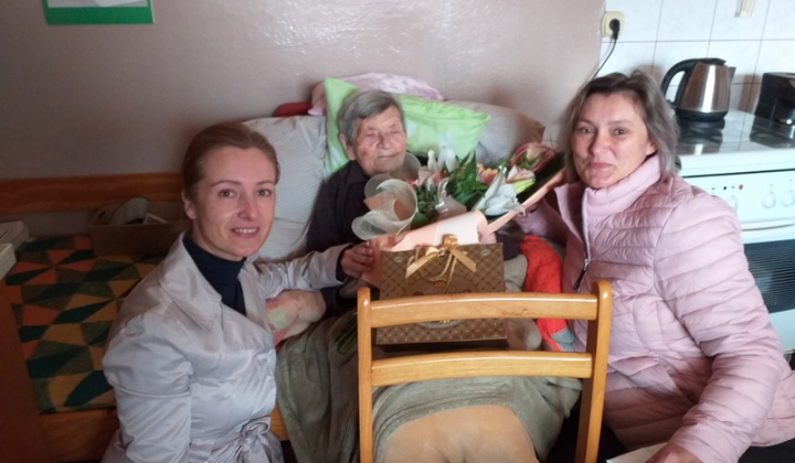 Mimoriadne jubileum, pani Anna Kovárová, 99 rokov.