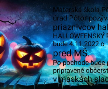 Aktuality / Pozvánka na halloweenský pochod, 4.11.2022. - foto