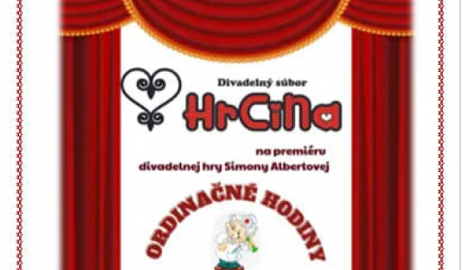 Divadelné predstavenie ochotníckeho divadla HrCina z Cinobane, 4.11.2022. 