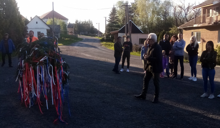 Stavanie mája v Žihľave, 30.04.2023.
