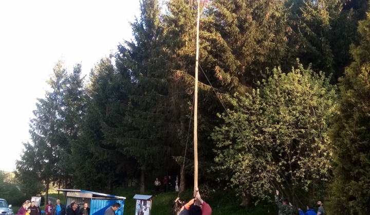 Stavanie mája v Žihľave, 30.04.2023.