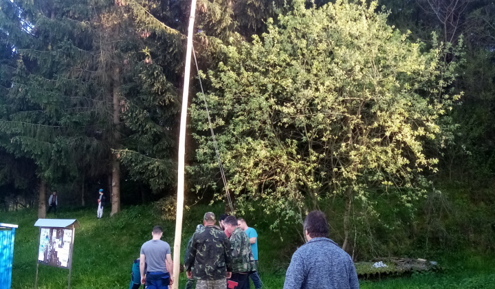 Stavanie mája v Žihľave, 30.04.2023.