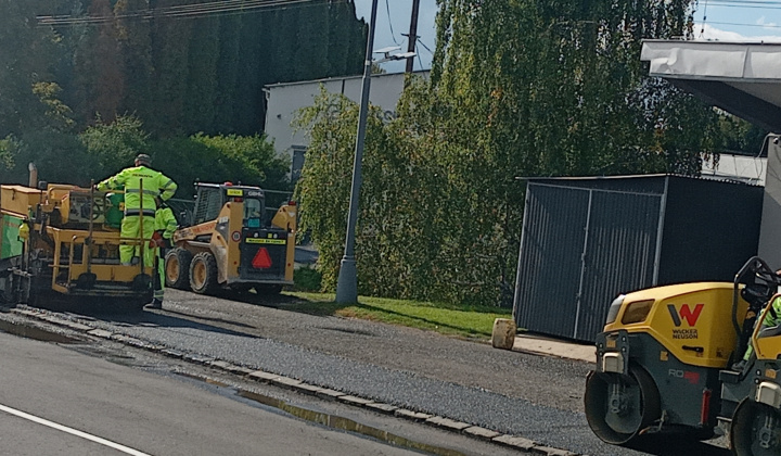 Rekonštrukcia chodníka do miestnej časti Elektráreň.