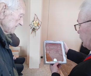 Aktuality / Slávnostné prijatie a udelenie čestného uznania rodákovi Ing. Jánovi Jančovicovi pri príležitosti životného jubilea a za celoživotnú propagáciu obce Pôtor na Slovensku a v zahraničí. - foto