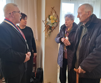 Aktuality / Slávnostné prijatie a udelenie čestného uznania rodákovi Ing. Jánovi Jančovicovi pri príležitosti životného jubilea a za celoživotnú propagáciu obce Pôtor na Slovensku a v zahraničí. - foto