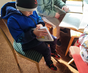 Materská škola - fotogaléria / Mesiac knihy - návšteva obecnej knižnice. - foto