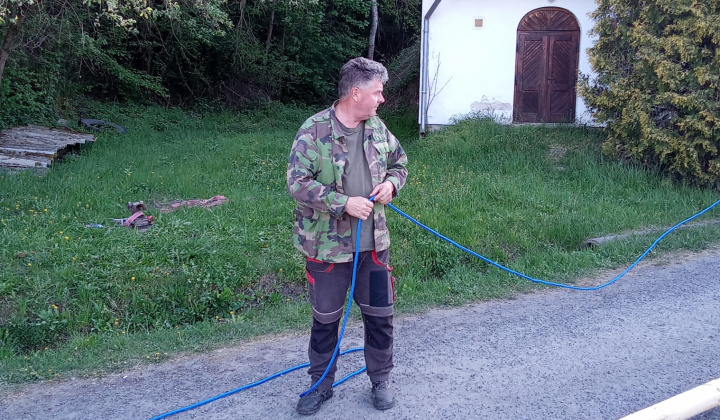 Stavanie mája v Žihľave.