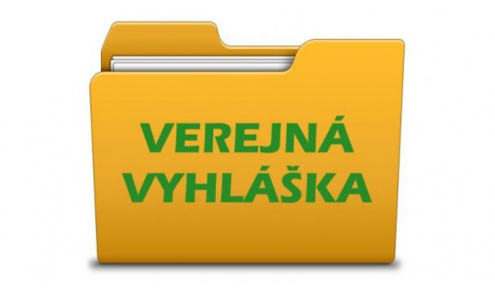 Oznámenie o konaní valného zhromaždenia.